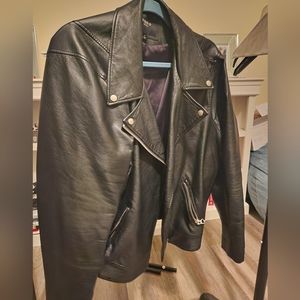 Black Leather Modo Jacket